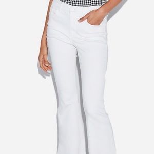 NWT 4 Long Express white high rise jeans